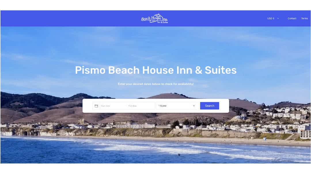 Beach House Inn Website Image